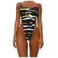 thumbnail image 1 of Gibobby Trajes de Baño para Mujer Bikini Up Jumpsuit Mujer Empuje Traje de baño Empalme Playa Traje de baño Boho Verano Estampado Trajes de baño Tankinis(Multicolor,CH), 1 of 5
