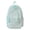 Light Green, variant on Nylon School Backpack, Lightweight Backpack with Bow Pendant, Spacious Trendy Backpack for Travel College Work, Yellow