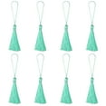thumbnail image 1 of Unique Bargains 6.5' Silky Bookmark Tassels with Loop for DIY Craft Accessory, 8Pack Sea Blue, 1 of 5