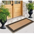 thumbnail image 3 of A1HC Natural Coir Flock Doormat for Outdoor Entrance, Heavy Duty, Thin Profile, Anti-Shed Treated Durable Mats, Easy to Clean, Long Lasting, Front Door Entry Mat 36"x72", 3 of 6