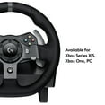 thumbnail image 4 of Logitech G920 Driving Force Racing Wheel and Floor Pedals, Real Force Feedback, Stainless Steel Paddle Shifters, Leather Steering Wheel Cover for Xbox Series X|S, Xbox One, PC, Mac - Black, 4 of 8