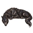 thumbnail image 2 of Rysoverian Gothic Door Corner Decor, Resin Wolf Wall Hanging Ornament for Door Frame Shelf and Home Decoration, 2 of 5
