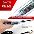 thumbnail image 4 of Pack-1 Car Digital Tester with LED Signal Light, Inductive Tester with 70.8 Inches Retractable Spring Wire, Universal DC 3V/6V/12V/24V Automotive Test Pen for Car Truck Motorcycle (Red), 4 of 5
