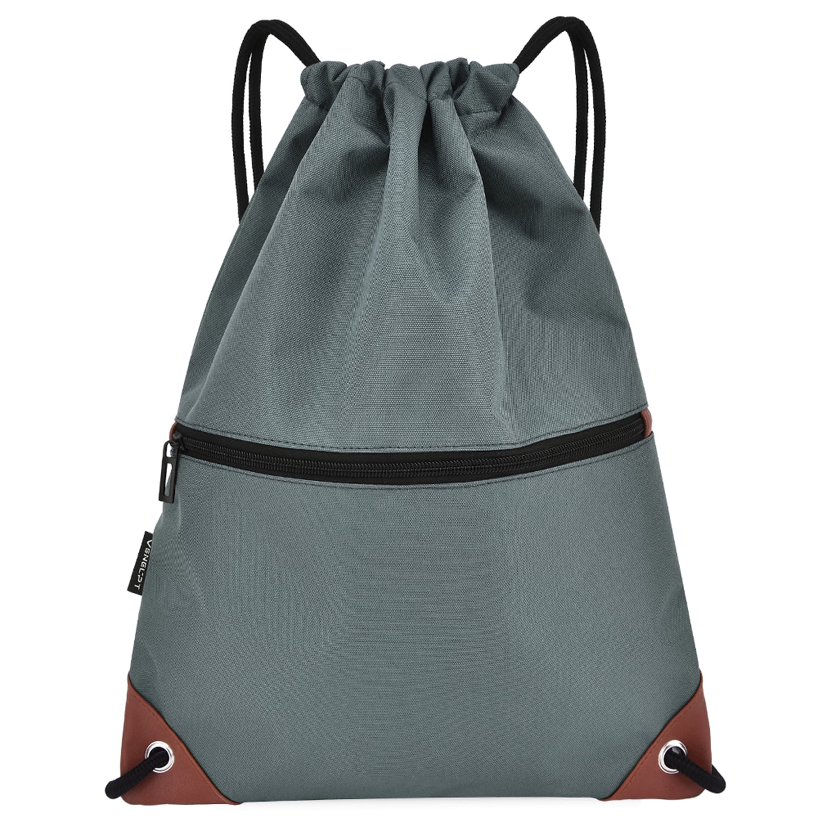 Drawstring Backpack Waterproof Sports Gym Cinch Bag for Women Men Boy Girl 
