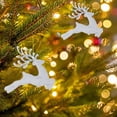 thumbnail image 4 of HCTSHG 6 PCS Jumping Deer Pendant, 2.36 Inch Cute Plastic Christmas Elk Ornaments for Xmas Tree Decor, Festive Home and Party Christmas Decoration, 4 of 8