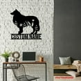 thumbnail image 4 of Craftnamesign Custom FLoral Collies Metal Wall Art LED Light, Personalized Dog Lover Name Sign, 4 of 5