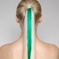 thumbnail image 2 of Shisuyan Girl Hair Extensions Green High Temperature Silk 10Pcs 23In, 2 of 8