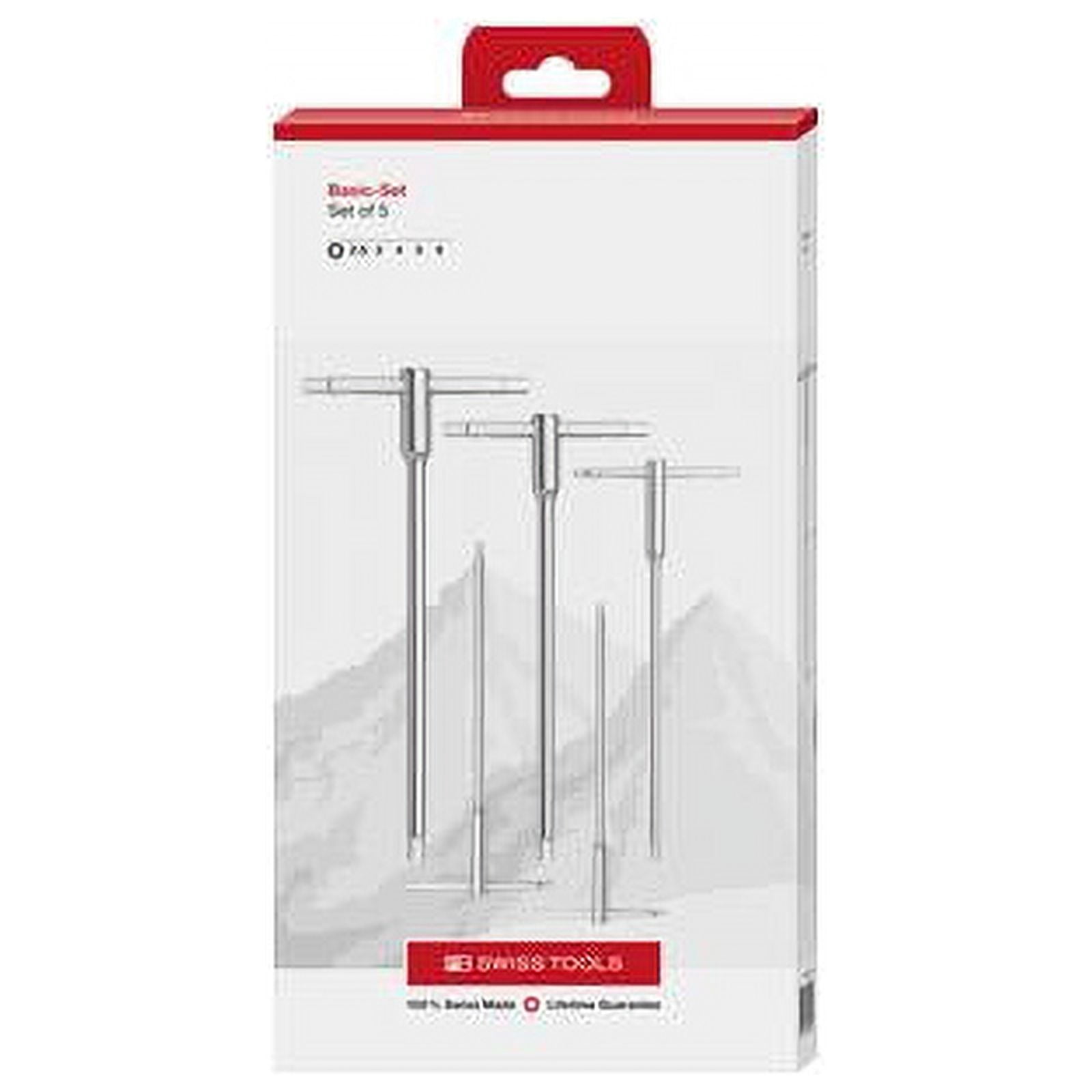PB Swiss Tools PB 1204.SET 6 Screwdriver Set, T-Handle, 5pcs