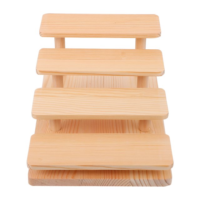 1Pc Solid Wood Sunglasses Display Rack Jewelry Figurine Storage Rack Shelf