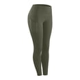 thumbnail image 2 of Pxiakgy Ladies New Summer Honeycomb Fabric Bow Tie Belt Peach Hip Tight Waist High Hip Movement Yoga Shorts Army Green + 3XL, 2 of 7