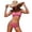 Pink, variant on Plus Size Bikini With Underwire Push Up Adjustable Straps Two Piece Backless Triangle Swimsuit For Bikini High Cut for Women