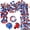 A12, variant on 6.66/33.3 FT Valentines Day Easter St. Patrick's DayGarland Decor Red Pink Purple Heart Tinsel Garland Metallic Glitter Hanging Garlands Valentines Day Decorations for Tree Mantel Home Indoor Wedding