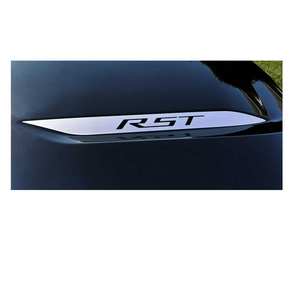 Chevy Silverado Silver RST Hood Decals 2019-2026 Set of 2 GM Licensed