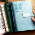 thumbnail image 2 of Refillable Budget Planner with 90 Page Budget Sheet 6 Rings PU Binder Covers1eatherBudget Planner Money Organiser Notebook with 90 Pages Budget Sheet, 2 of 10