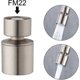 thumbnail image 2 of Stainless steel brushed nickel kitchen sink faucet with dual spray modes and 360 degree swivel head, water saving, 2 of 5