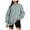 Mint Green, variant on IROINNID Long Sleeve Shirt for Women Fall Tops Oversized Solid Color Sweatshirt Loose Large Size Pullover Casual Crewneck Tops,Mint Green