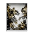 thumbnail image 2 of Stupell Industries Tropical Palm Fronds Glam Sparkle Trees Black Gold, 11 x 14,Design by Ziwei Li, 2 of 5