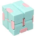 thumbnail image 1 of Infinity Cube Fidget Toy for Kids & Adults, Sensory Stress Relief Decompression Fidget Finger Toys Stress and Anxiety Relief Cool Hand Mini Kill Time Toys Infinite Cube for Add, ADHD (Blue), 1 of 6