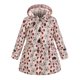 thumbnail image 1 of Gibobby Chaqueta de invierno para niñosNiñas pequeñas de manga larga invierno cálido Outwear chaqueta abrigo estampado de flores con capucha Outwear(Rojo, 4-5 Años), 1 of 3