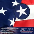 thumbnail image 4 of ANLEY American US Flag 2x3 Ft Heavy Duty 210D Polyester - Embroidered Stars and Sewn Stripes - USA Banner Flags with Brass Grommets, 4 of 6
