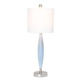thumbnail image 2 of Lalia Home Stylus Table Lamp with White Fabric Shade, Blue, 2 of 5