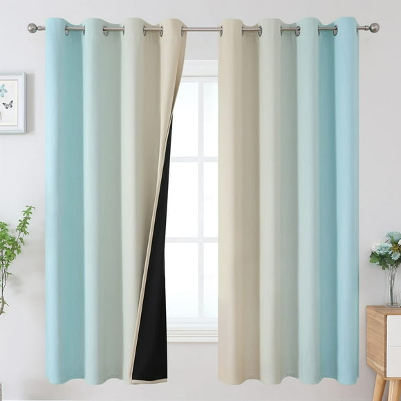 Cortinas Estelar Textiler Ombre Thermal Blackout 132 x 160 cm
