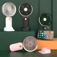 thumbnail image 2 of USB Mini Handheld Fan Small Personal Fan Makeup Eyelash Fan for Hiking Traveling Home Office C, 2 of 5