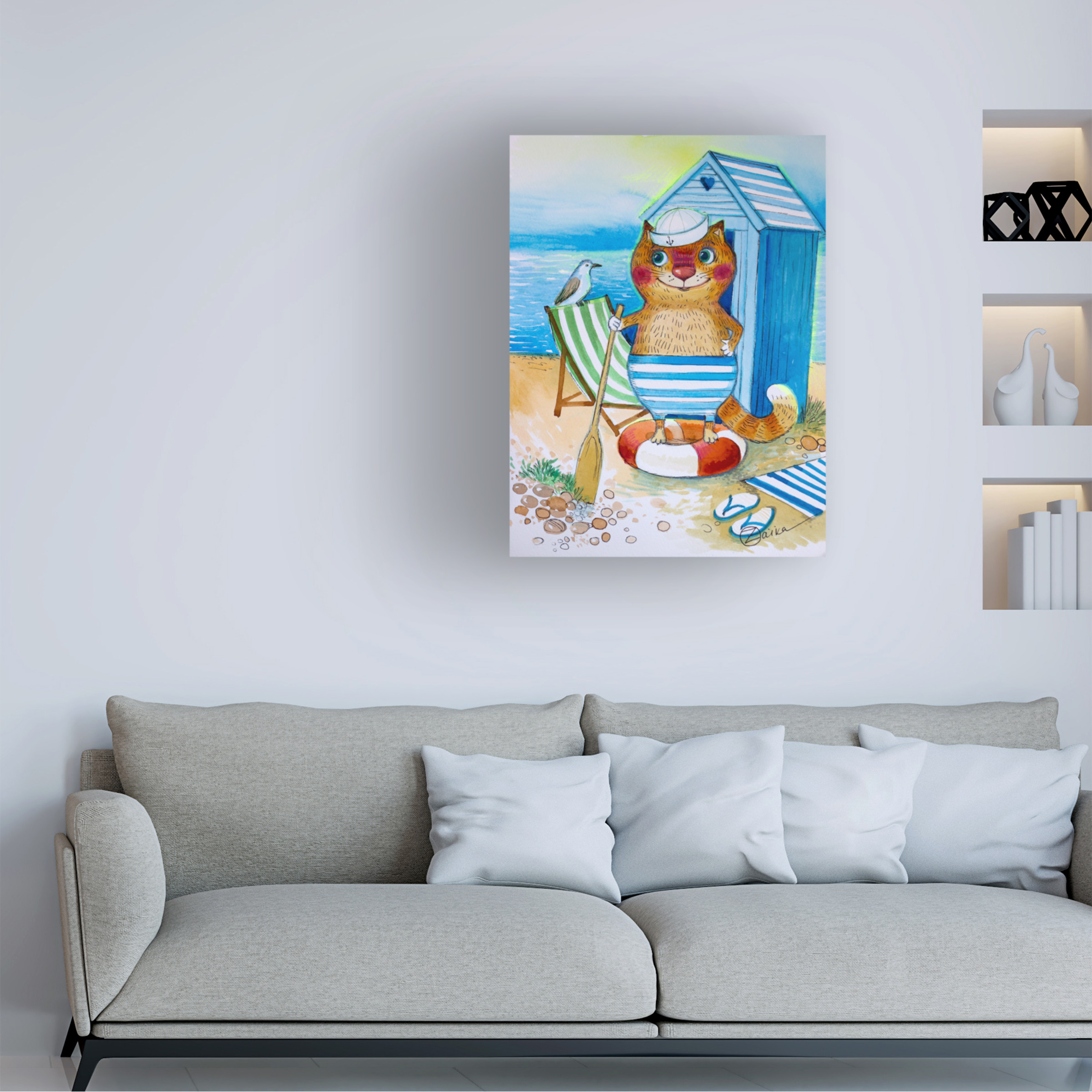 Trademark Fine Art 'Sea' Canvas Art by Oxana Ziaka