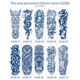 thumbnail image 2 of Pegatinas de tatuajes temporales extra grandes para tatuajes falsos de brazo a prueba de agua yeacher  Etiquetas engomadas del tatuaje, 2 of 3