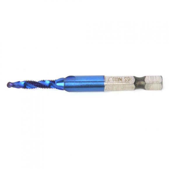 Hex Tapping Drill, Internal Chip Removal Standard Size 0.5mm Thread Diameter Tap Bit For Metal Processing