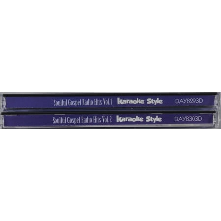 Soulful Gospel Radio Hits Karaoke Volumes 1 & 2 CD Set