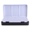 thumbnail image 1 of 1 Set Empty Watercolor Tin Large Watercolor Storage Box Metal Paint Case (Black), 1 of 6