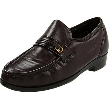 Men's Riva Burgundy Ankle-High Leather Loafer - 13D