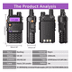 thumbnail image 4 of "2 Radios Walkie Talkie Usb Recargable 128 Canale Mini 5km ", 4 of 5