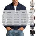 thumbnail image 5 of Men's Casual Bomber Jacket Business Stand Collar Solid Color Casual Baseball Jacket Winter Fall Versatile Short Windbreaker Jacket with Zipper Pockets, 5 of 5