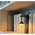 thumbnail image 2 of Library Lantern Bookshelf Lighting, Vintage Wooden Bookcase Lamp with Warm LED Glow, Reading Nook Decor for Home Office Desk, 2 of 6