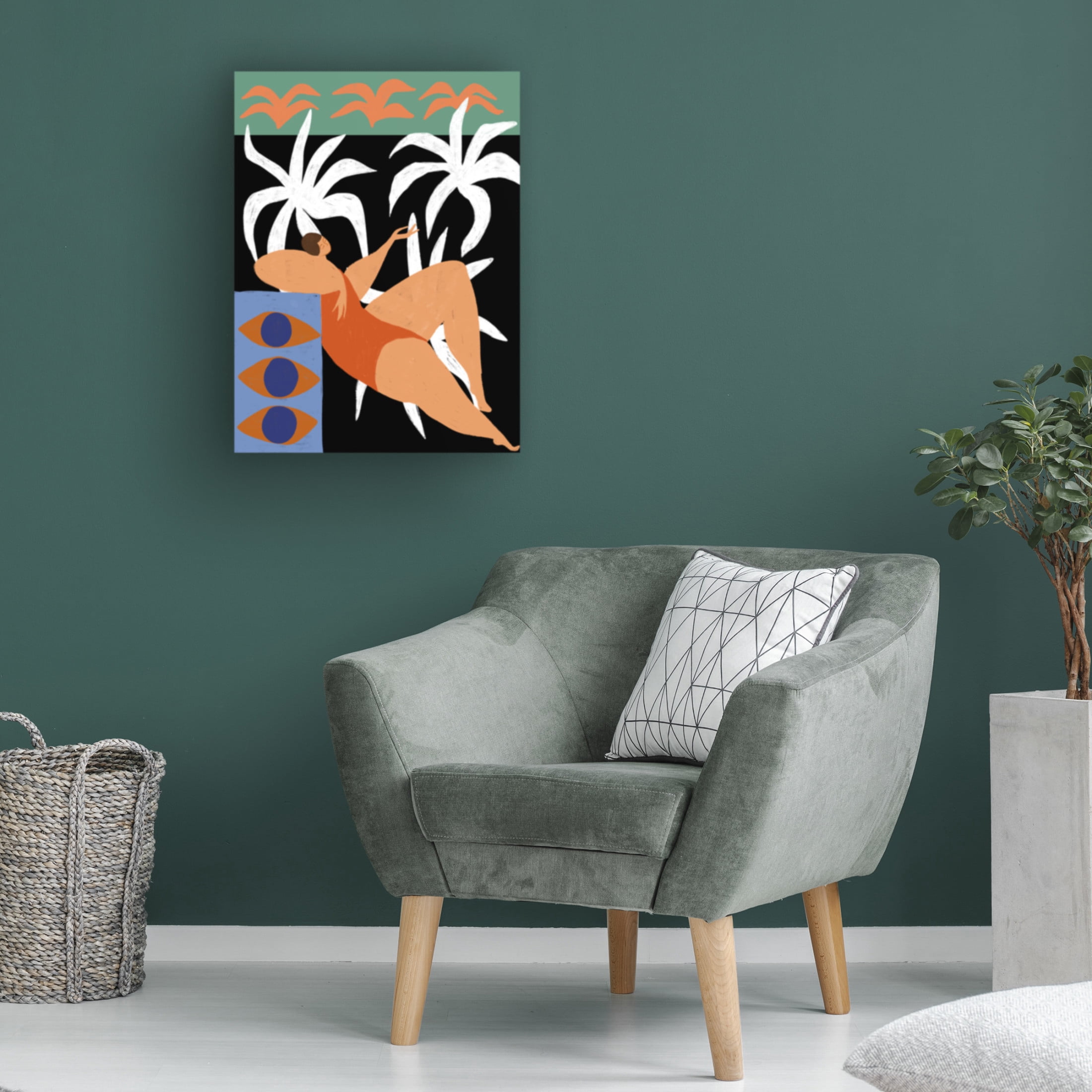 Trademark Fine Art Arty Guava  Lazing Canvas Wall Art