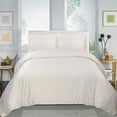 thumbnail image 3 of Home Sweet Collection Ensemble de Couette en Coton Égyptien Uni 2 Pcs (Simple, Ivoire), 3 of 4