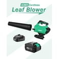KIMO Cordless Leaf Blower, 20V 4.0Ah Battery Powered Blower Sweeper