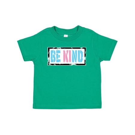 

Inktastic Be Kind Stencil in Trans Colors Gift Toddler Boy or Toddler Girl T-Shirt