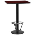 thumbnail image 1 of Flash Furniture 24" x 30" Laminate Top Pub Table in Mahogany, 1 of 4