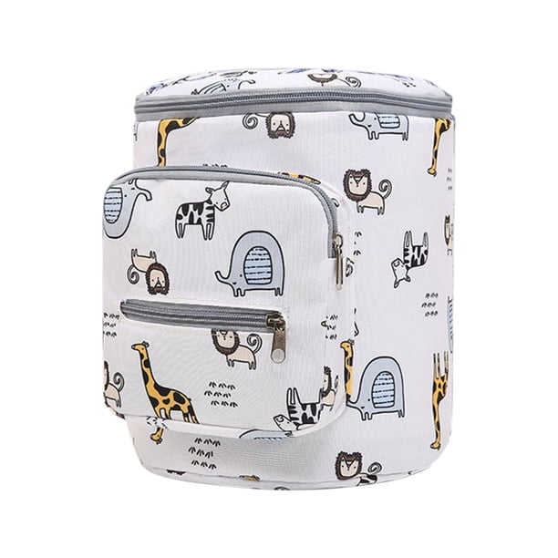 Bolsa de Cochecito de Bebé Cilíndrica Ligera para Paraguas, Cocina de Bebé, Bolsa de Almacenamiento de Moda, Bolsa de Almacenamiento Ligera para Leche, Bolsa de Almacenamiento de Leche