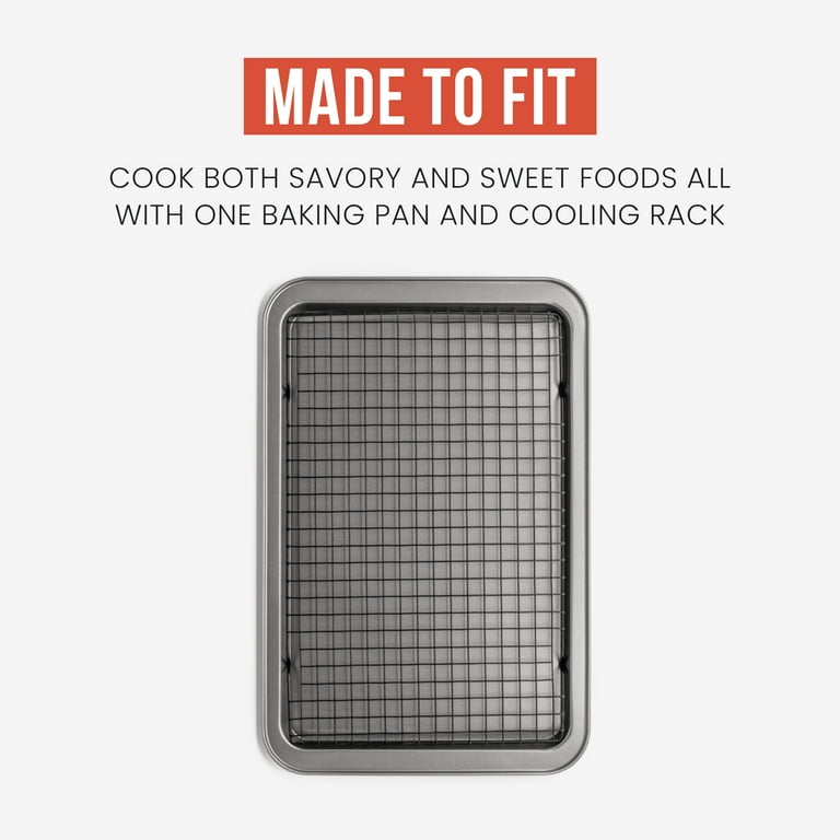 Chef Pomodoro Non-Stick Baking Sheet and Cooling Rack Set