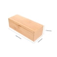 thumbnail image 2 of Bamboo Box with Lid Bamboo Wood Glasses Box Trinket Box Bamboo Storage Box for Crafts Keepsakes, 2 of 9