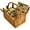 Green, variant on Picnic at Ascot Vineyard Willow Picnic Basket with service for 2