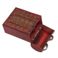 thumbnail image 3 of Caja para portabotellas de vino, vino vintage para 2 botellas, caja para botellas de vino, caja para botellas de vino, parte superior de la línea Jadeshay A, 3 of 8