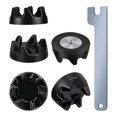 thumbnail image 1 of 6 Packs 9704230 Blender Coupler Blender Coupling Replacment Parts with 1 Wrench for Kitchen Aid WP9_Särskilda gåvor:black Great Gift, 1 of 4
