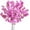 Purple, variant on Silk Cherry Blossom Branches, 39.3in Artificial Cherry Blossom Tree Stems, Fake Plum Blossom Flowers Arrangement for Wedding Home Japanese Decor, Set of 3