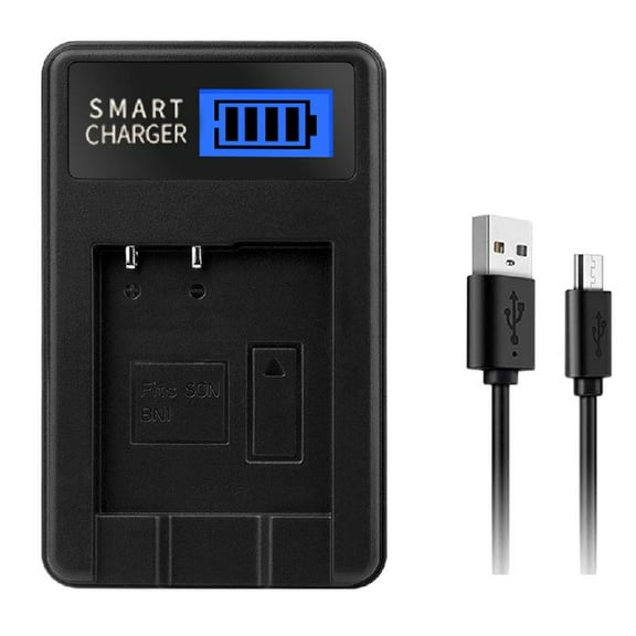 NPBN1 Camera Battery LCD USB Charger for Cyber-shot DSCT110,DSCT99,DSCTF1,DSCTX30 Cameras Portable and Convenient