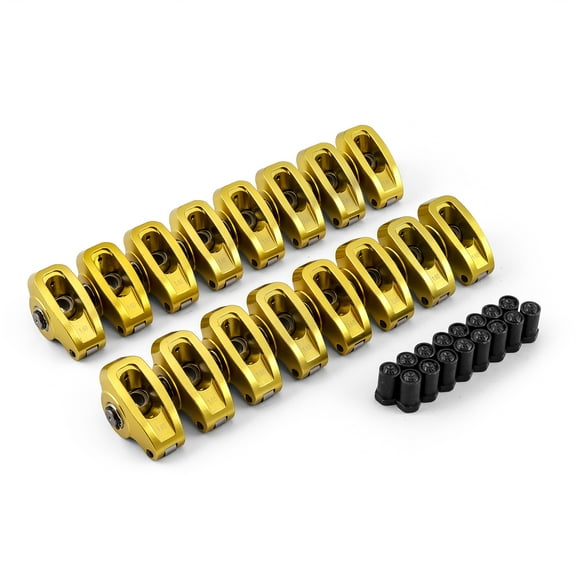 Speedmaster PCE261.1021.01 Compatible with Ford SB 289 302 351 Windsor 1.6 7/16" Aluminum Roller Rocker Arm Set